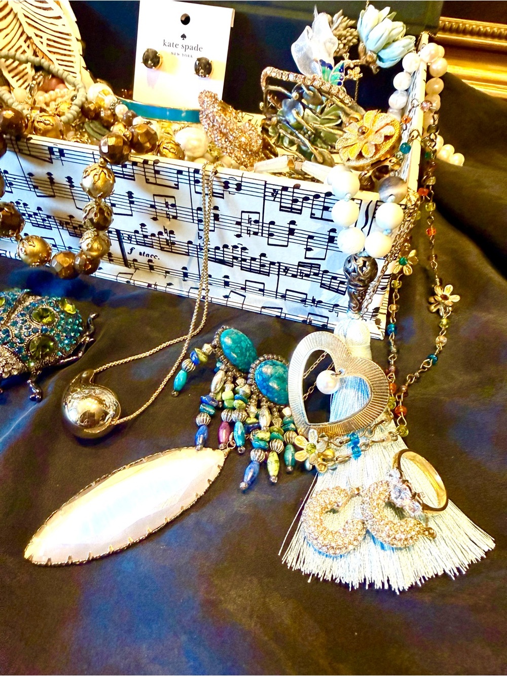 Whimsical Music Box Vintage Jewelry Bundle with Kate Spade Pieces 🧚🩷🧚🩷 - Picture 6 of 12
